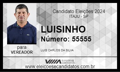 Candidato LUISINHO 2024 - ITAJU - Eleições