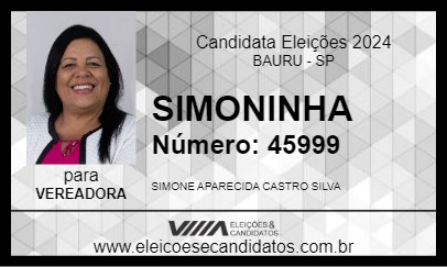 Candidato SIMONINHA 2024 - BAURU - Eleições