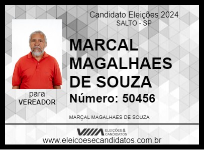 Candidato MARCAL MAGALHAES DE SOUZA 2024 - SALTO - Eleições