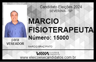 Candidato MARCIO FISIOTERAPEUTA 2024 - SEVERÍNIA - Eleições