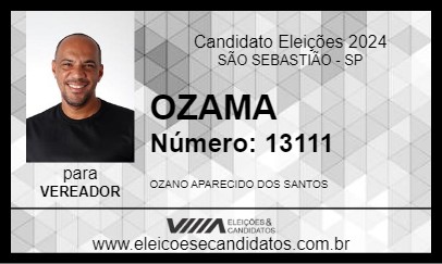 Candidato OZAMA 2024 - SÃO SEBASTIÃO - Eleições