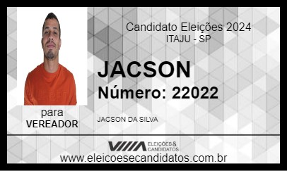 Candidato JACSON 2024 - ITAJU - Eleições