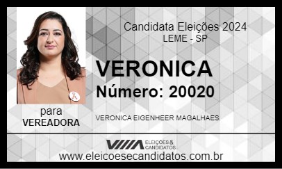 Candidato VERONICA 2024 - LEME - Eleições