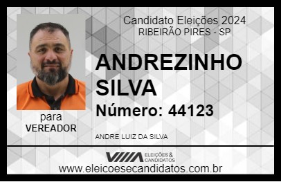 Candidato ANDREZINHO SILVA 2024 - RIBEIRÃO PIRES - Eleições