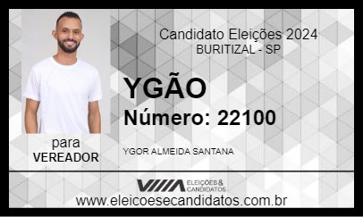 Candidato YGÃO 2024 - BURITIZAL - Eleições