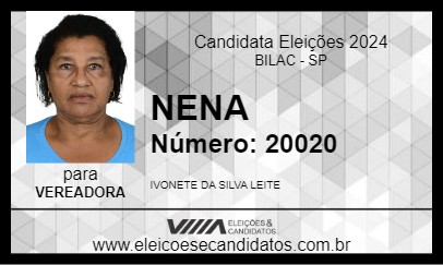 Candidato NENA 2024 - BILAC - Eleições