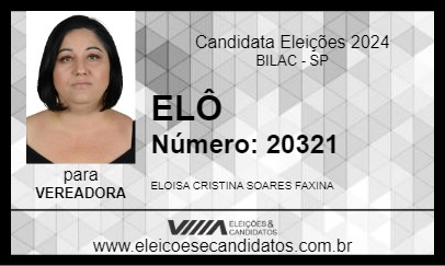 Candidato ELÔ 2024 - BILAC - Eleições