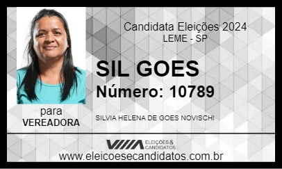 Candidato SIL GOES 2024 - LEME - Eleições