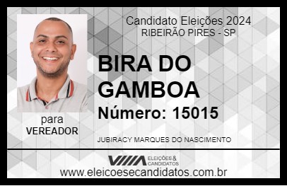 Candidato BIRA DO GAMBOA 2024 - RIBEIRÃO PIRES - Eleições