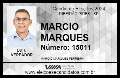 Candidato MARCIO MARQUES 2024 - RIBEIRÃO PIRES - Eleições