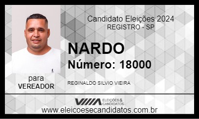 Candidato NARDO 2024 - REGISTRO - Eleições