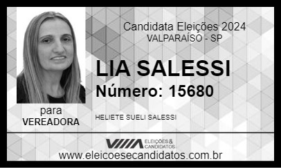 Candidato LIA SALESSI 2024 - VALPARAÍSO - Eleições