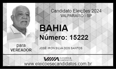 Candidato BAHIA 2024 - VALPARAÍSO - Eleições