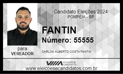 Candidato FANTIN 2024 - POMPÉIA - Eleições