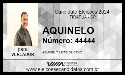 Candidato AQUINELO 2024 - ITIRAPUÃ - Eleições