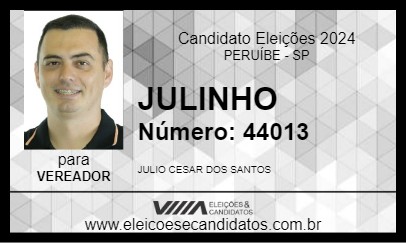 Candidato JULINHO 2024 - PERUÍBE - Eleições