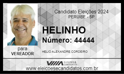 Candidato HELINHO 2024 - PERUÍBE - Eleições