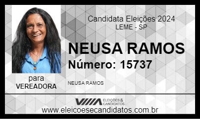 Candidato NEUSA RAMOS PROTETORA 2024 - LEME - Eleições