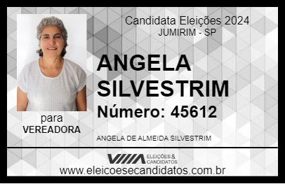 Candidato ANGELA SILVESTRIM 2024 - JUMIRIM - Eleições