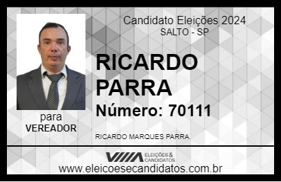 Candidato RICARDO PARRA 2024 - SALTO - Eleições