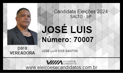 Candidato JOSÉ LUIS 2024 - SALTO - Eleições