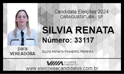 Candidato SILVIA RENATA 2024 - CARAGUATATUBA - Eleições