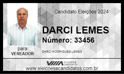 Candidato DARCI LEMES 2024 - CARAGUATATUBA - Eleições