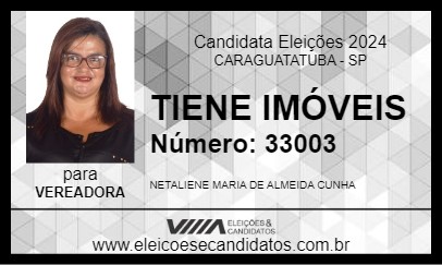 Candidato TIENE IMÓVEIS 2024 - CARAGUATATUBA - Eleições