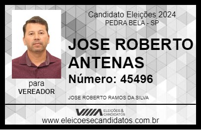 Candidato ZÉ ROBERTO ANTENAS 2024 - PEDRA BELA - Eleições