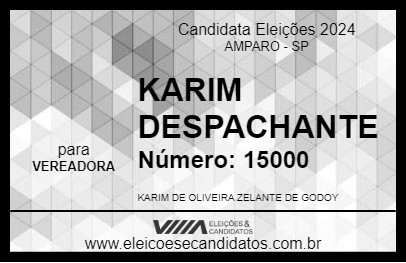 Candidato KARIM DESPACHANTE 2024 - AMPARO - Eleições