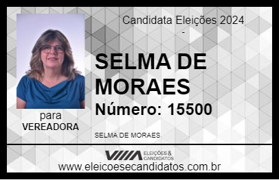 Candidato SELMA DE MORAES 2024 - AMPARO - Eleições