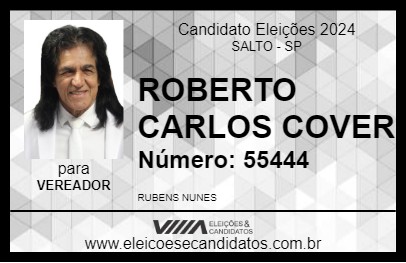 Candidato ROBERTO CARLOS COVER 2024 - SALTO - Eleições