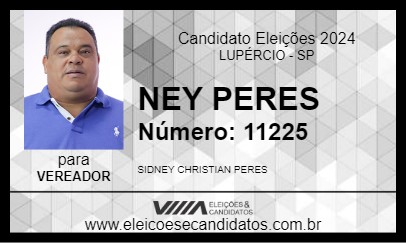 Candidato NEY DA VERDURA 2024 - LUPÉRCIO - Eleições