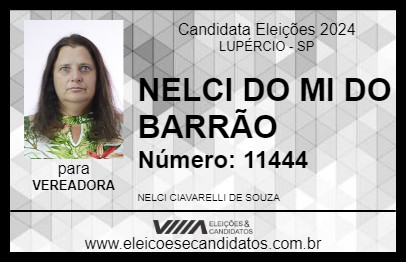 Candidato NELCI DO MI DO BARRÃO 2024 - LUPÉRCIO - Eleições