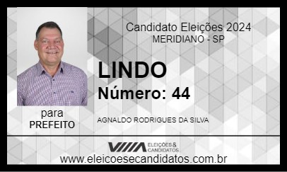 Candidato LINDO 2024 - MERIDIANO - Eleições