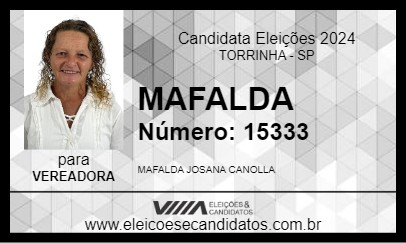 Candidato MAFALDA 2024 - TORRINHA - Eleições