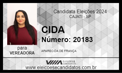 Candidato CIDA 2024 - CAJATI - Eleições