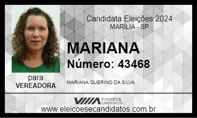 Candidato MARIANA 2024 - MARÍLIA - Eleições