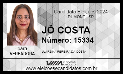 Candidato JÔ COSTA 2024 - DUMONT - Eleições