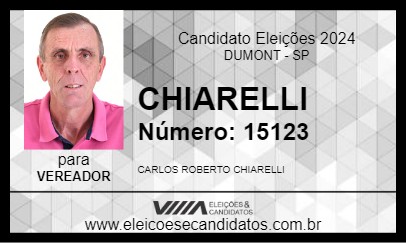 Candidato CHIARELLI 2024 - DUMONT - Eleições