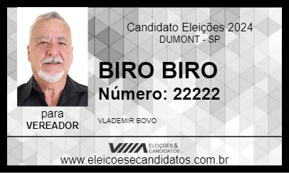 Candidato BIRO BIRO 2024 - DUMONT - Eleições