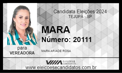 Candidato MARA 2024 - TEJUPÁ - Eleições