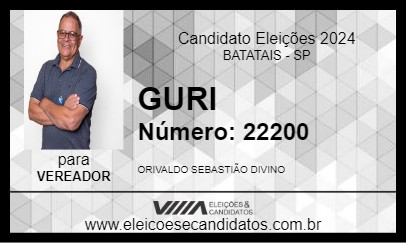 Candidato GURI 2024 - BATATAIS - Eleições