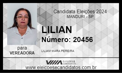 Candidato LILIAM 2024 - MANDURI - Eleições