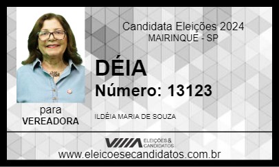 Candidato DÉIA 2024 - MAIRINQUE - Eleições