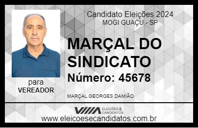 Candidato MARÇAL DO SINDICATO 2024 - MOGI GUAÇU - Eleições