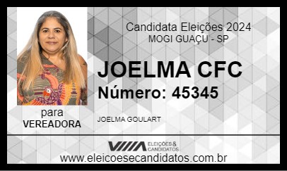 Candidato JOELMA CFC 2024 - MOGI GUAÇU - Eleições