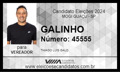 Candidato GALINHO 2024 - MOGI GUAÇU - Eleições