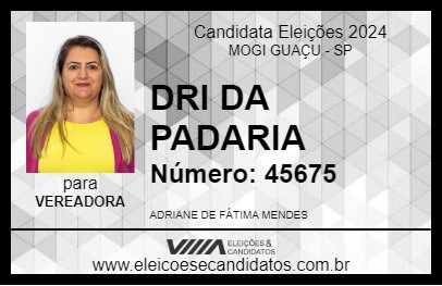 Candidato DRI DA PADARIA 2024 - MOGI GUAÇU - Eleições