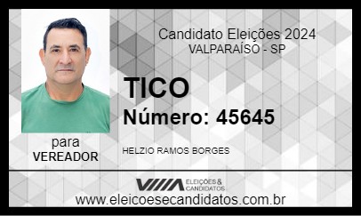 Candidato TICO 2024 - VALPARAÍSO - Eleições